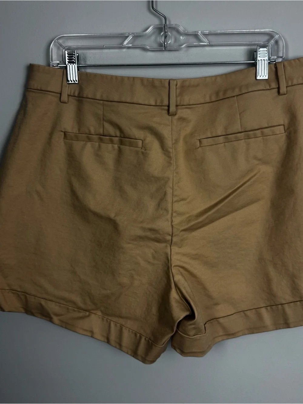 LAUREN RALPH LAUREN | NEW Black Label Chino Khaki Tan Shorts Women’s Size 14